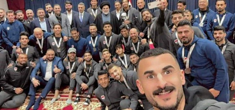 الصدر يستقبل المنتخب الوطني في الحنانة