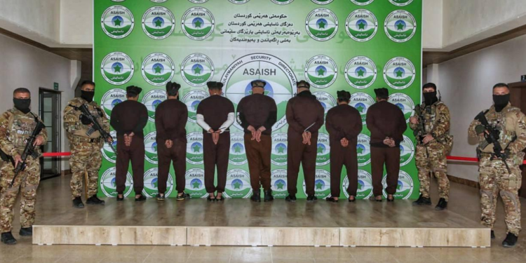 القبض على عصابة لسرقة السيارات في السليمانية