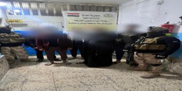 القبض على 5 مطلوبين شرق ميسان