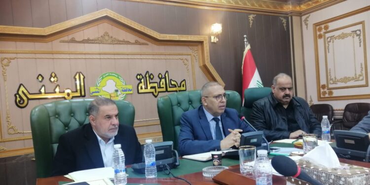 فريق الجهد الخدمي يدخل محافظة المثنى