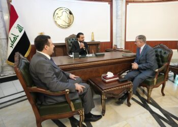 الحلبوسي يستقبل الأمين العام للاتحاد البرلماني العربي