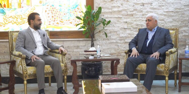 الحلبوسي والفياض يؤكدان دعم (المؤسسات العسكرية) لمواجهة التحديات