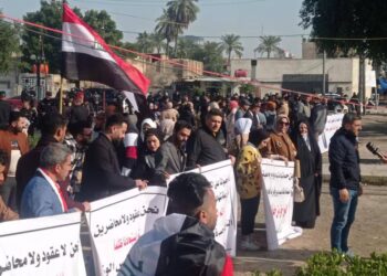 تظاهرات في بغداد والمثنى وذي قار