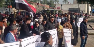 تظاهرات في بغداد والمثنى وذي قار