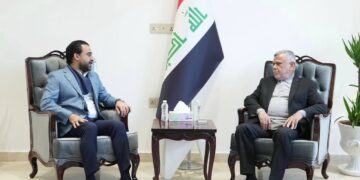 الحلبوسي والعامري يؤكدان على أهمية الإسراع في إقرار الموازنة