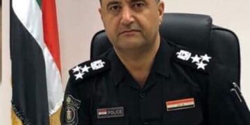 وفاة العميد مؤيد كاظم حالوب مدير قسم الانتربول في البصرة