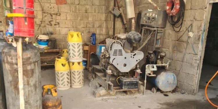 القبض على متهميـــن و ضبط وكرَين لتهريب الغاز السائل في نينوى