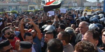 تظاهرة سلمية لمحاضرو مدينة الصدر أمام مكتب رئيس الوزراء يوم غد