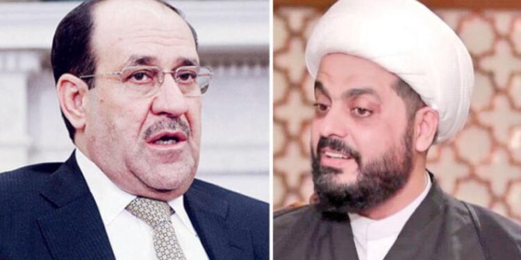 خلافات المالكي والخزعلي تهدد الإطار