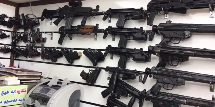 حكومة إقليم كوردستان تعتزم (إنشاء مجمع خاص بتجارة الأسلحة وتدريبات الشركات الأمنية)