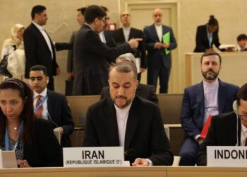 انسحاب ممثلو المجلس الأوروبي في جنيف خلال كلمة وزير الخارجية الإيراني