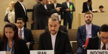 انسحاب ممثلو المجلس الأوروبي في جنيف خلال كلمة وزير الخارجية الإيراني
