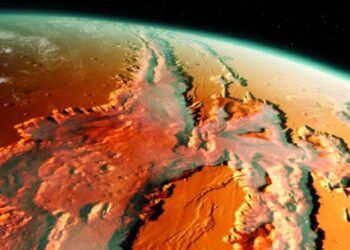 بحيرة ماء على المريخ