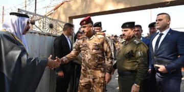 وفد رفيع المستوى يصل ديالى لتقديم العزاء والمواساة لذوي الضحايا