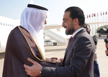 الحلبوسي يستقبل رئيس المجلس الوطني الاتحادي الإماراتي