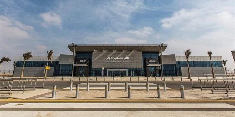 مطار سفنكس يستقبل طائرة تحمل أثرياء العالم