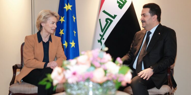 السوداني يلتقي رئيسة المفوضية الأوروبية