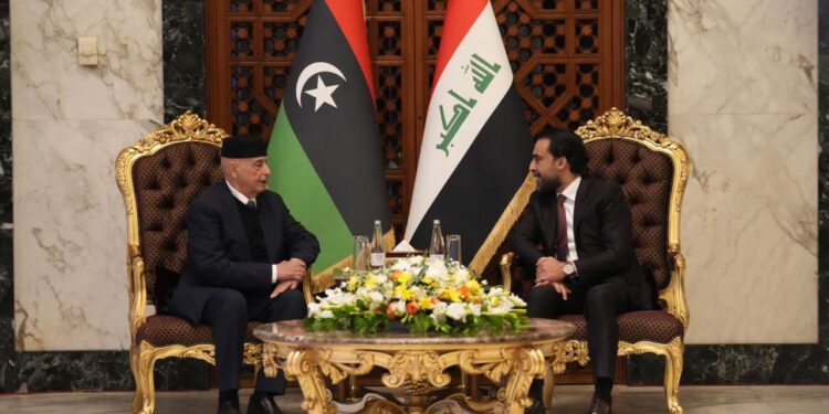 الحلبوسي يستقبل رئيس مجلس النواب الليبي