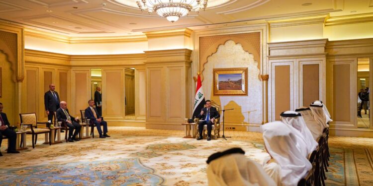 السوداني يلتقي عدداً من رؤساء الشركات ورجال الأعمال الإماراتيين في أبو ظبي