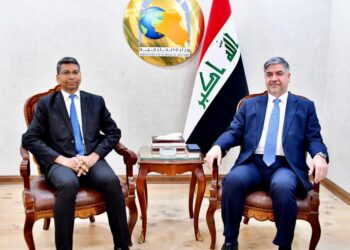 وكيل وزارة الخارجية لشؤون التخطيط السياسي يلتقي السفير الهندي في بغداد
