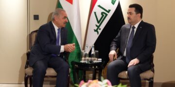 السوداني يلتقي رئيس الوزراء الفلسطيني