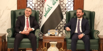 العيداني يستقبل وزير التعليم العالي والبحث العلمي نعيم العبودي