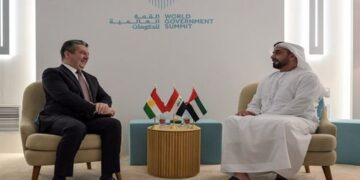 مسرور بارزاني يلتقي نائب رئيس الوزراء الاماراتي