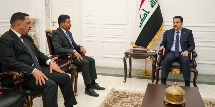 السوداني يلتقي جمال الضاري والنائب رعد الدهلكي