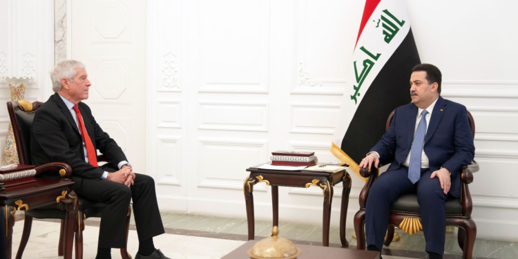 السوداني يستقبل المبعوث الأسترالي إلى العراق