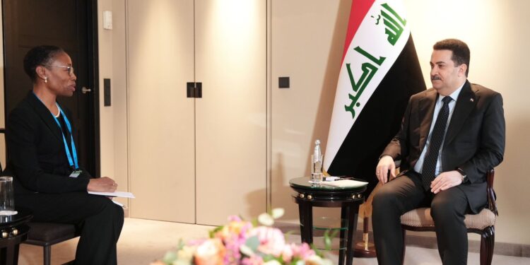 السوداني يلتقي المديرة التنفيذية لمجموعة الأزمات الدولية