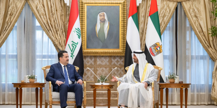 السوداني يلتقي في أبو ظبي رئيس دولة الإمارات العربية المتحدة