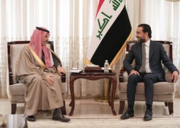 الحلبوسي يستقبل وزير خارجية السعودية