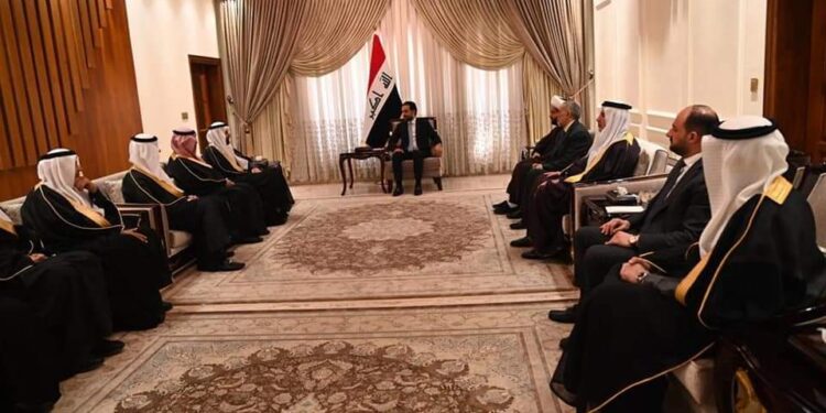 الحلبوسي يستقبل وزير الحج السعودي