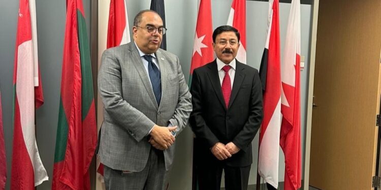 لقاء بين محافظ البنك المركزي ومدير صندوق النقد