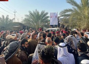 تشييع ضحايا حادثة الجيايلة في ديالى