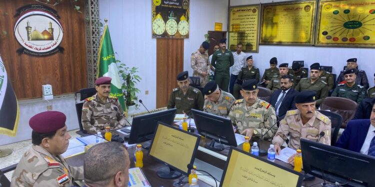 رئيس أركان الجيش يصل الى كربلاء