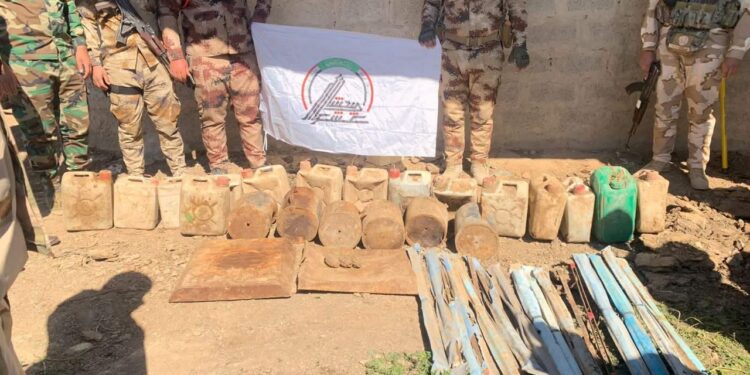 ضبط  “كدس كبير للعتاد” داخل منزل إرهابي هارب في كركوك