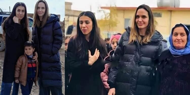 أنجلينا جولي تقضي يوما “مليء بالدموع” في سنجار