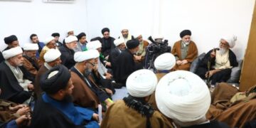 المرجع النجفي .. عليكم جميعًا خدمة العراق بالعمل والقول