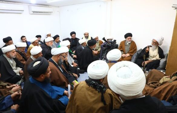 المرجع النجفي .. عليكم جميعًا خدمة العراق بالعمل والقول