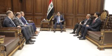 المندلاوي يلتقي رئيس وأعضاء رابطة المصارف الخاصة