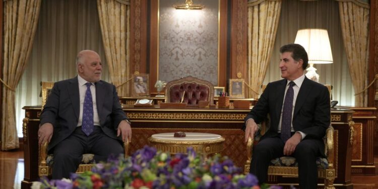 مباحثات سياسية بين “رئيس اقليم كوردستان والعبادي”