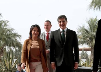 بارزاني يبلغ وزير الخارجية الألمانية “بتوفر أجواء إيجابية” للحــوار لحل الخلافات بين اربيل وبغداد