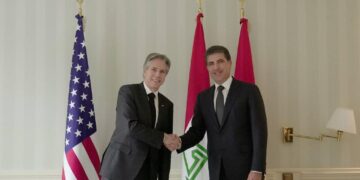 نيجيرفان بارزاني يتلقى رسالة من وزير الخارجية الأمريكي