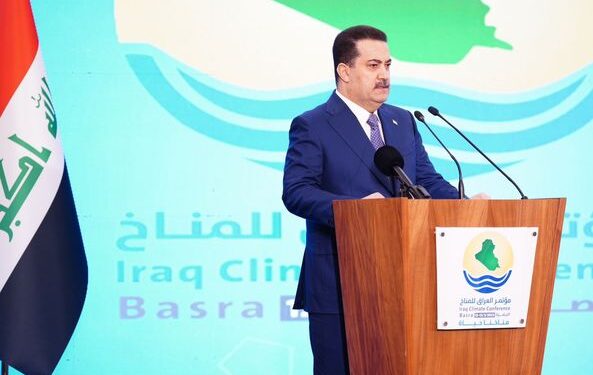 السوداني يفتتـــح مؤتمر العراق للمناخ الذي تستضيفه محافظة البصرة