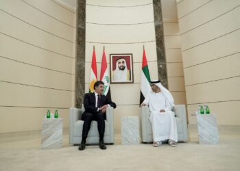 وصول رئيس الإقليم الى الإمارات العربية المتحدة