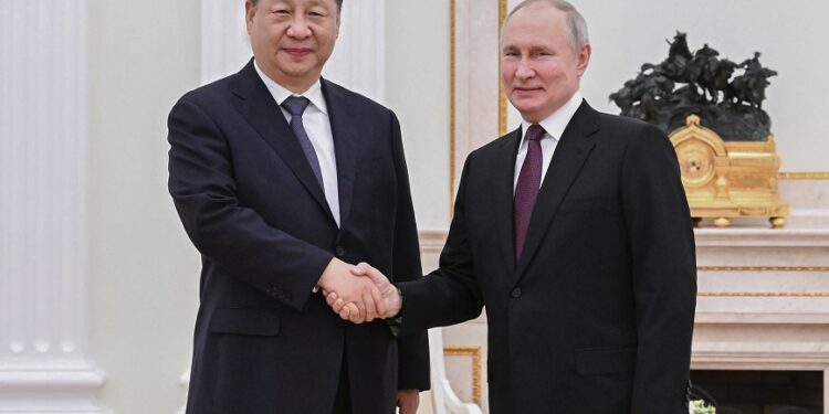 اختتـــام محادثات استمرت لأكثر من 4 ساعات بين ” بوتين و شي جينبينغ “
