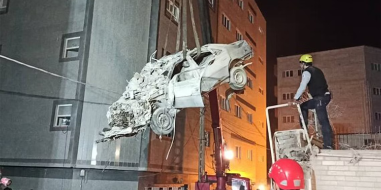 خمس قتلى وجريحان في انفجار مبنى سكني شمال إيران