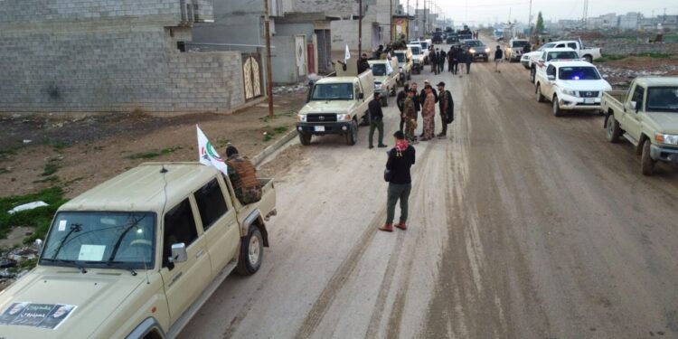 قوات مشتركة في نينوى تعتقل عددا من المطلوبين بعملية أمنية واسعة