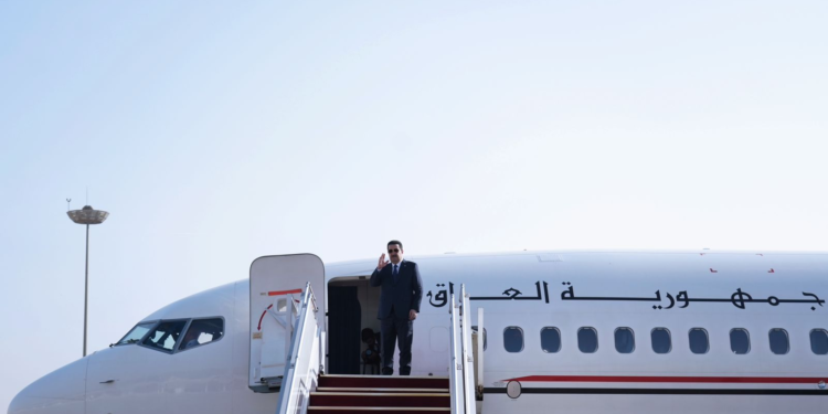السوداني يغادر بغداد متوجها الى مصر
